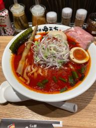 灼熱のゆうちらぁ麺(辛いやつ)太麺 5辛