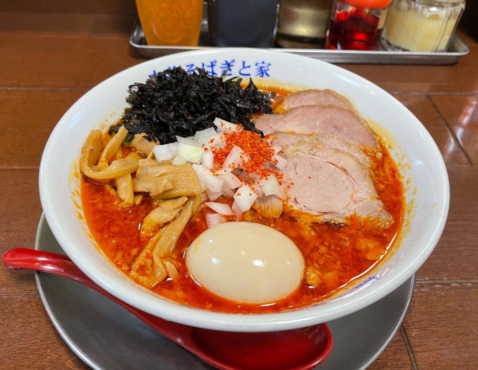 特製背脂煮干しそば 死辛