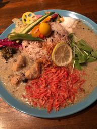 桜えびとぼんじりカレー