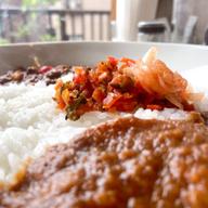 チキン＆キーマカレー 大辛口