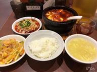 頂天石焼き麻婆豆腐 中辛、激辛，地獄辛