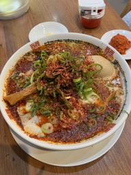 炎の濃厚塩ラーメン 大辛