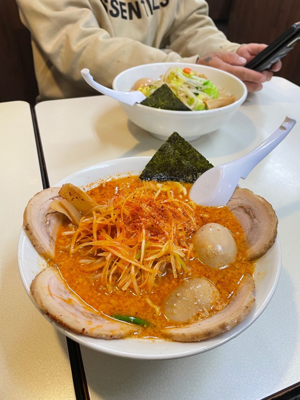 豚辛子らーめん (激辛とんこつ)