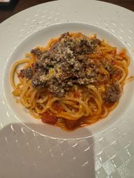【激辛】肉屋のトマトソースのボロネーゼ