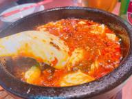 頂天石焼き麻婆豆腐 中辛、激辛，地獄辛