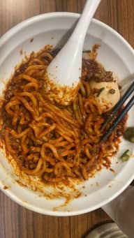 汁なし坦々麺  激辛