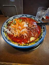 激麻辣鶏麺（紅X）