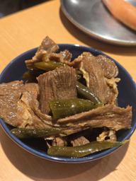 牛肉と青唐のしょうゆ漬け 特になし