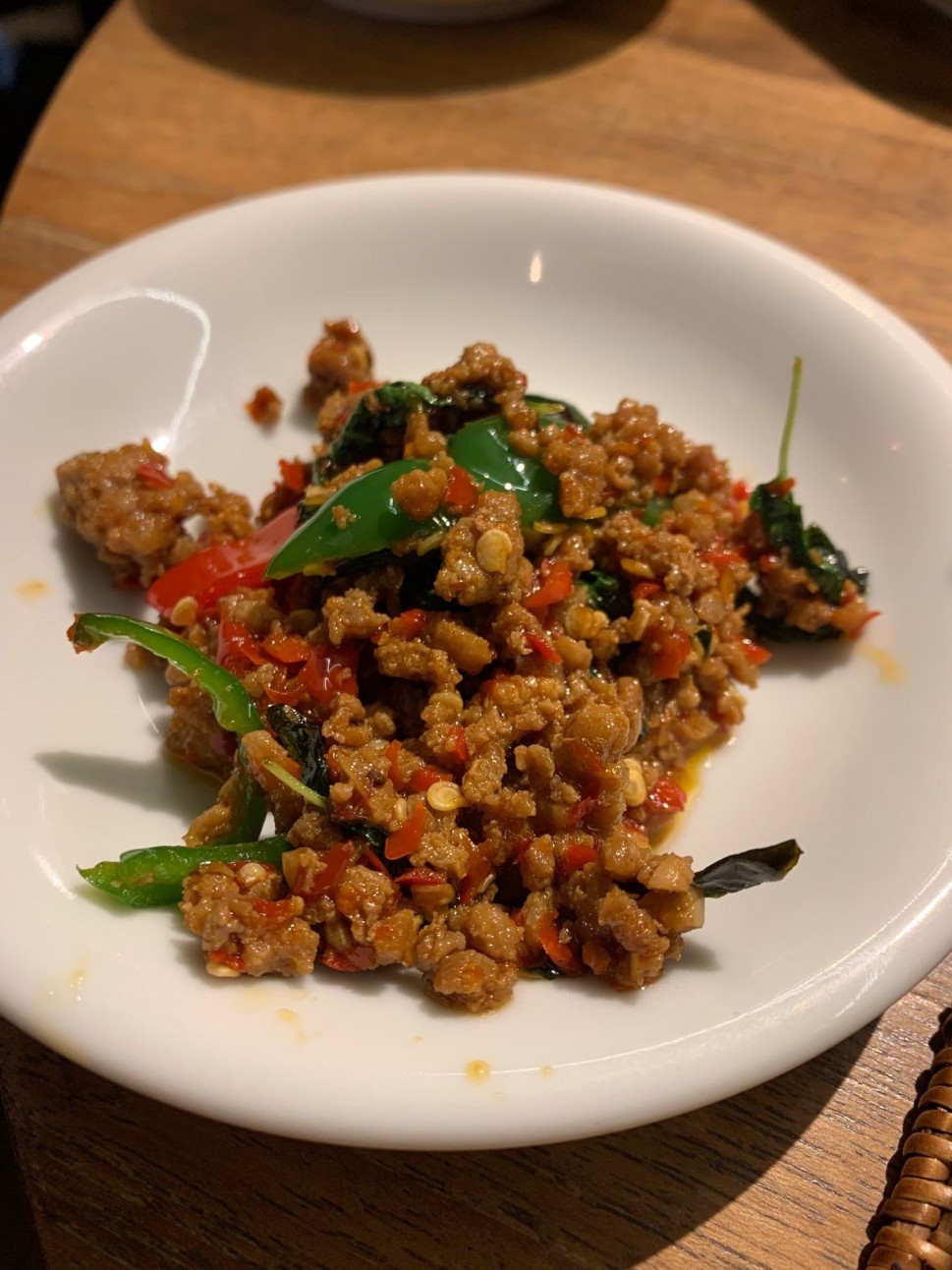 豚ひき肉の激辛炒め