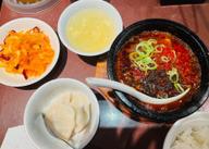 頂天石焼き麻婆豆腐 中辛、激辛，地獄辛