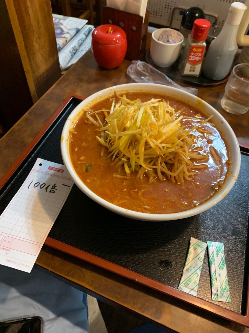 ネギ味噌ラーメン 辛さ100倍