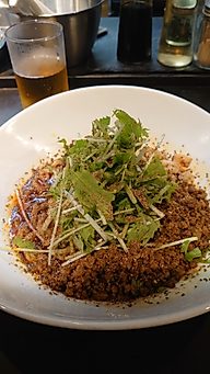 汁なし担々麺 辛さ大 しびれ大