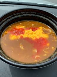 とろとろたまごのスパイシートマトカレーうどん 10辛