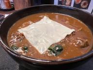 ポパイの牛カレーうどん（チーズ入り） ホット