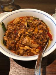 陳麻婆豆腐と坦々麺セット
