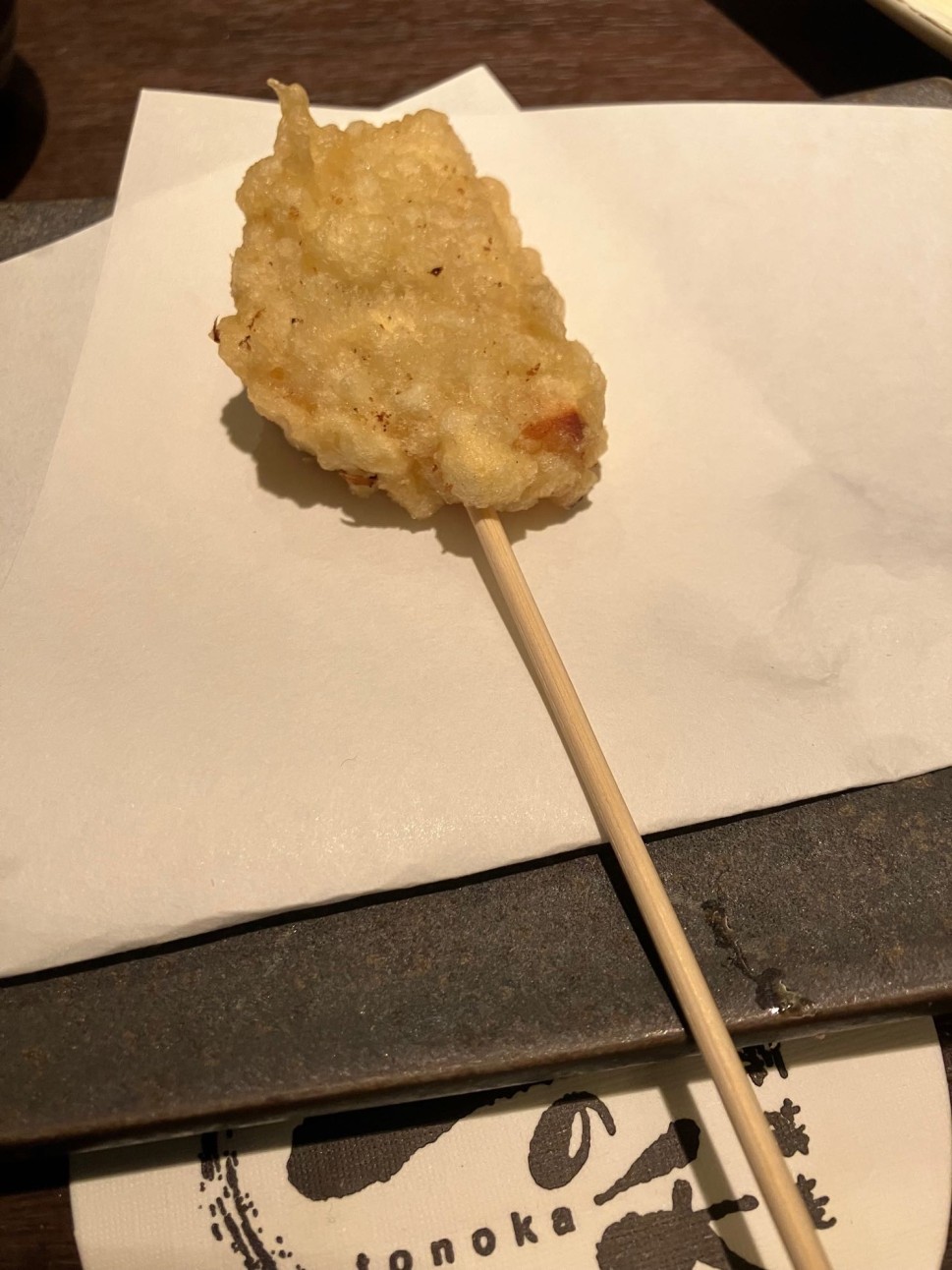 辛子蓮根の天ぷら