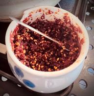 自家製唐辛子調味料