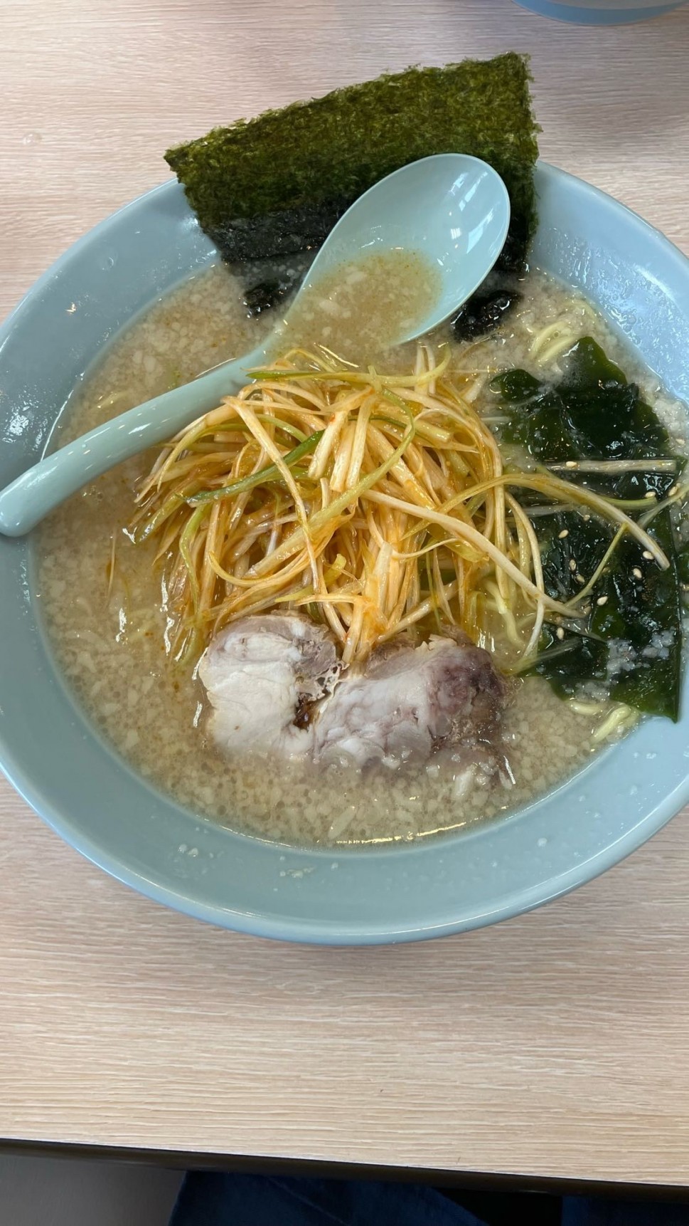 ネギラーメン醤油 辛ネギ変更