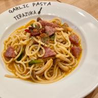 激辛 雲仙ハムとしめじのワインペペロンチーノ