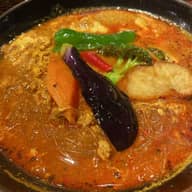 【辛・オブ・ザ・イヤー2025銅賞】たまごとチーズの四川スープカレー激辛春雨入り