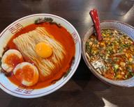 豚骨辣油昆布水つけ麺