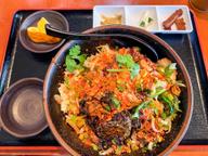 汁なし坦々刀削麺 激辛(店員さんに口頭で依頼)