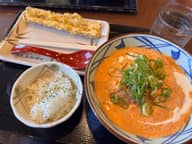 冷やしトマたまカレーうどん