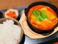 スンドゥブチゲ定食 唐辛子5つ