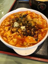 麻婆豆腐定食 辛め