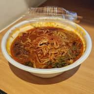 唐辛子にまみれる鬼辛担々麺 辛さMAX!