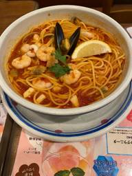 辛口トマトスープパスタ