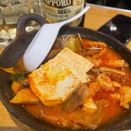 あさりと牛すじのチゲ鍋