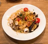 イタリア産カラスミと魚介のペペロンチーノ