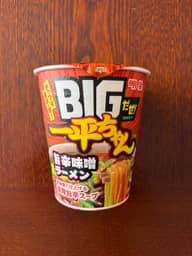 明星 ＢＩＧだぜ！一平ちゃん 旨辛味噌ラーメン

 辛さレベル3