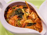 ポパイカレー＋野菜＋ベーコン 32ホット