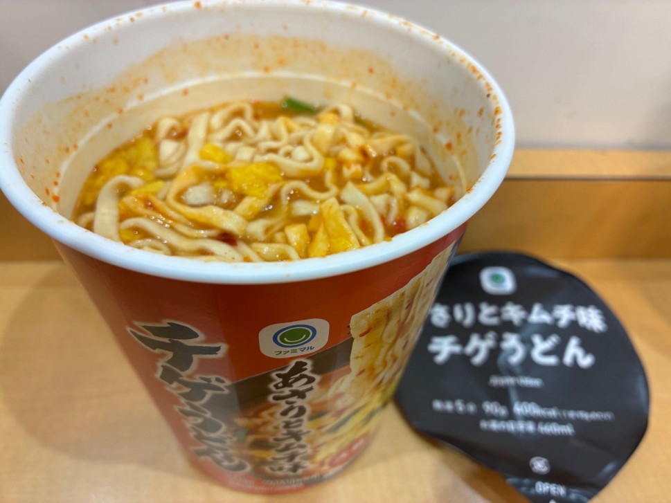あさりとキムチ味 チゲうどん