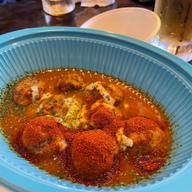 とろけるチーズみそバターチキン カレーたこ焼き 激辛味