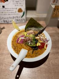 スパイスラーメン 辛さ２倍 デフォルトはカレーの中辛