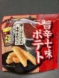 旨辛七味ポテト 根元八幡屋礒五郎 七味唐がらし使用