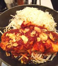 トンテキ大辛定食