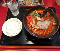 赤とんこつラーメン 激辛トッピング