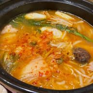 豚キムチ鍋焼きうどん