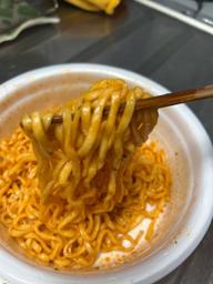 UFO ポックンミョン     濃い濃い韓国風甘辛カルボ レベル4