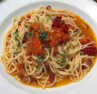 セミドライトマトの辛口ペペロンチーノ