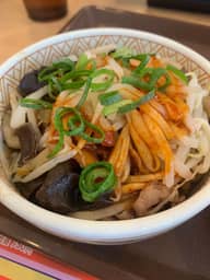 麻辣もやし牛丼