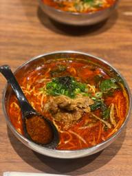 カルビラーメンネギトッピング 辛口