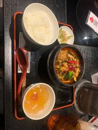 激辛！火鍋肉団子定食 激辛