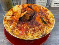 夏野菜の酸辣湯麺 シビ辛x1