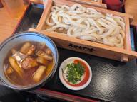 ピリ辛つくね汁うどん