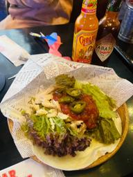 タコス チキンサルサ ハラペーニョトッピング